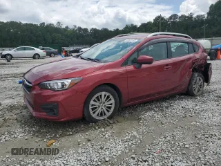 2018 Subaru Impreza Premium with VIN 4S3GTAD62J3709314, listed as a Copart auction lot 59881165 with 56,482 mi miles and Salvage title. Bid and sale history available at DreamBid. Image 1.