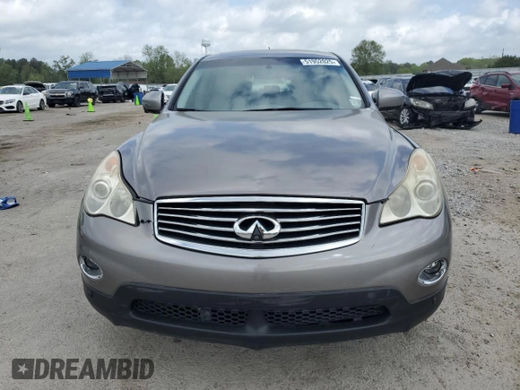 2010 Infiniti EX Journey with VIN JN1AJ0HP0AM701038, listed as a Copart auction lot 51952025 with 157,437 mi miles and Salvage title. Bid and sale history available at DreamBid. Image 5.