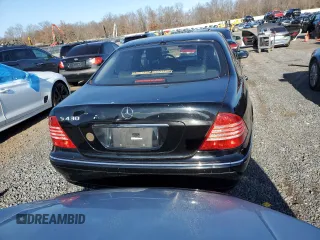 2004 Mercedes-Benz S 430 z VIN WDBNG70J94A424360, wystawiony jako Copart lot #79315204 z przebiegiem Nie podano mil oraz Szkoda całkowita • Salvage title. Historia ofert i sprzedaży dostępna na DreamBid. Obrazek 6.