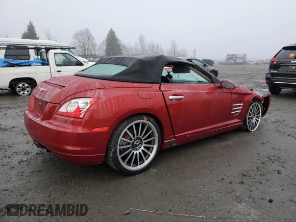 2006 Chrysler Crossfire with VIN 1C3AN55L16X069497, listed as a Copart auction lot 86840374 with Not Provided miles and Salvage Title. Bid and sale history available at DreamBid. Image 3.