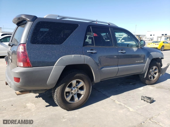 2003 Toyota 4Runner SR5 with VIN JTEBT14R130017033, listed as a Copart auction lot 80772724 with 263,822 mi miles and Salvage Title. Bid and sale history available at carsss.com. Image 3.