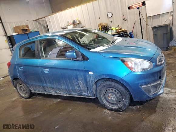 2017 Mitsubishi Mirage ES with VIN ML32A3HJ2HH007035, listed as a Copart auction lot 44550065 with 141,506 mi miles and Salvage Title. Bid and sale history available at carsss.com. Image 4.