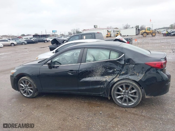 2018 Mazda Mazda3 4-Door Touring with VIN 3MZBN1V35JM243351, listed as a IAAI auction lot 41459525 with 55,765 mi miles. Bid and sale history available at carsss.com. Image 13.