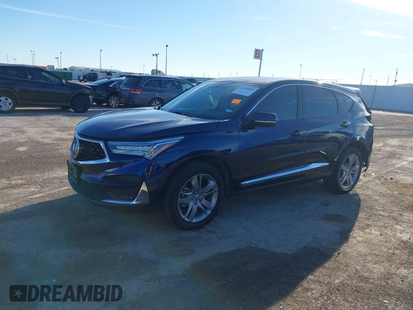 2021 Acura RDX w/Advance Package with VIN 5J8TC2H73ML018743, listed as a IAAI auction lot 41209605 with 40,039 mi miles. Bid and sale history available at carsss.com. Image 2.