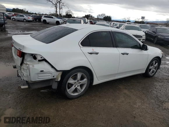 2012 Acura TSX Tech Pkg with VIN JH4CU2F65CC010274, listed as a Copart auction lot 43833645 with 124,911 mi miles and Salvage Title. Bid and sale history available at carsss.com. Image 3.
