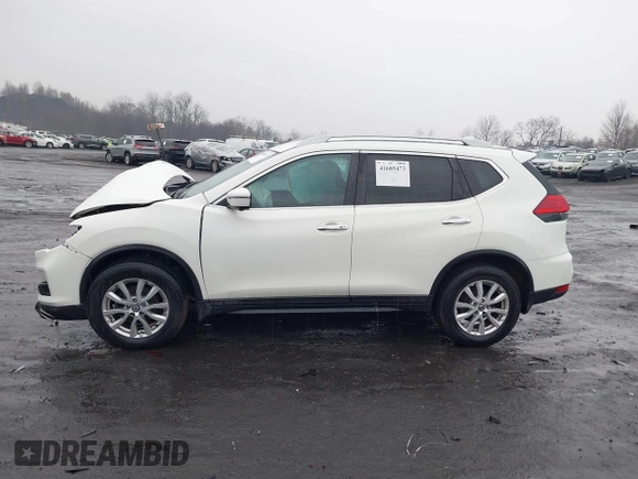 2017 Nissan Rogue SV with VIN 5N1AT2MVXHC881406, listed as a IAAI auction lot 41685473 with 69,206 mi miles and . Bid and sale history available at carsss.com. Image 14.