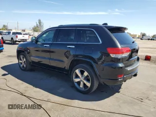2015 Jeep Grand Cherokee Overland with VIN 1C4RJFCT6FC628729, listed as a Copart auction lot 50192705 with 106,102 mi miles and Salvage Title. Bid and sale history available at carsss.com. Image 2.