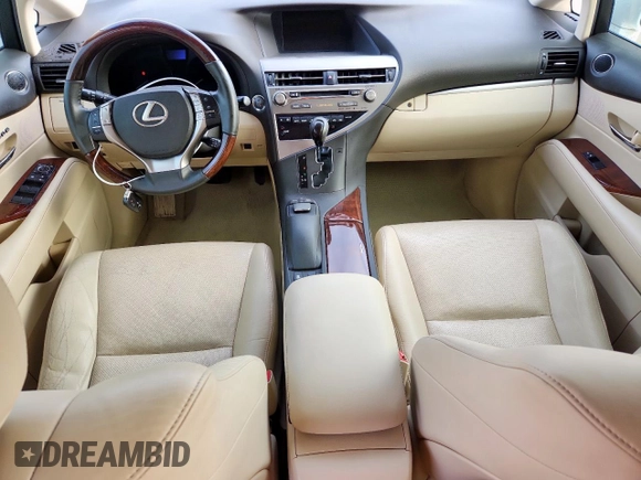 2013 Lexus RX 350 with VIN 2T2ZK1BA2DC102730, listed as a Copart auction lot 63911675 with 105,347 mi miles and Salvage title. Bid and sale history available at DreamBid. Image 8.