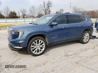2024 GMC Acadia AWD Denali z VIN 1GKENRKS5RJ187208, wystawiony jako Copart lot #48330065 z przebiegiem 7235 mil mil oraz Szkoda całkowita • Salvage title. Historia ofert i sprzedaży dostępna na DreamBid. Obrazek 1.