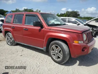 2008 Jeep Patriot Sport with VIN 1J8FT28W18D799581, listed as a Copart auction lot 50605455 with 142,809 mi miles and Salvage Title. Bid and sale history available at carsss.com. Image 4.