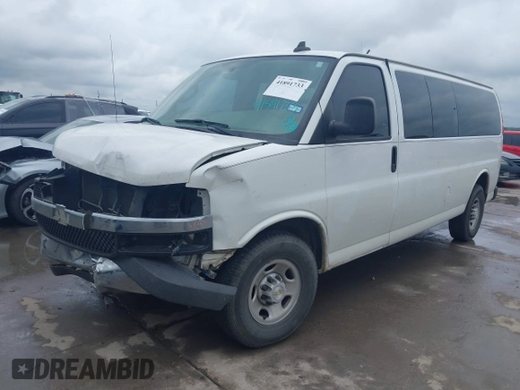 2016 Chevrolet Express Passenger LT with VIN 1GAZGPFG6G1133651, listed as a IAAI auction lot 41891733 with 167,344 mi miles and . Bid and sale history available at DreamBid. Image 18.