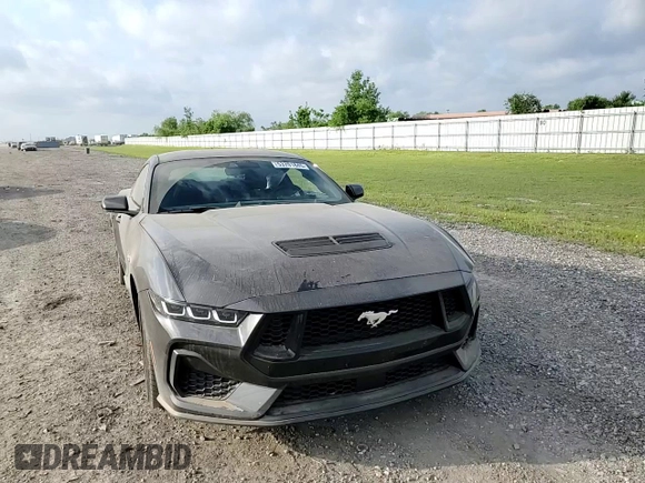 2024 Ford Mustang GT with VIN 1FA6P8CF2R5412592, listed as a Copart auction lot 53701845 with 6,263 mi miles and Salvage Title. Bid and sale history available at DreamBid. Image 14.