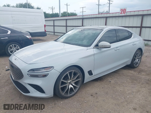 2022 Genesis G70 2.0T with VIN KMTG34TA9NU090218, listed as a IAAI auction lot 42437863 with 18,913 mi miles and . Bid and sale history available at DreamBid. Image 17.