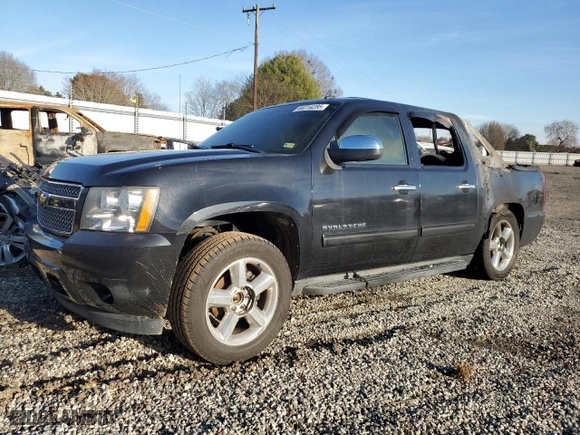 2010 Chevrolet Avalanche LS with VIN 3GNVKEE07AG231732, listed as a Copart auction lot 44714285 with 0 mi miles and Salvage Title. Bid and sale history available at carsss.com. Image 1.