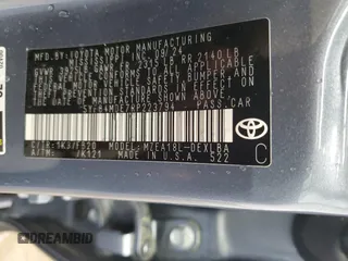2024 Toyota Corolla LE with VIN 5YFB4MDE7RP223794, listed as a Copart auction lot 51692205 with 2,303 mi miles and Clean Title. Bid and sale history available at carsss.com. Image 12.