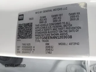 2022 GMC Canyon 2WD Denali with VIN 1GTG5EEN4N1203038, listed as a Copart auction lot 85638024 with 19,987 mi miles and Salvage Title. Bid and sale history available at carsss.com. Image 14.