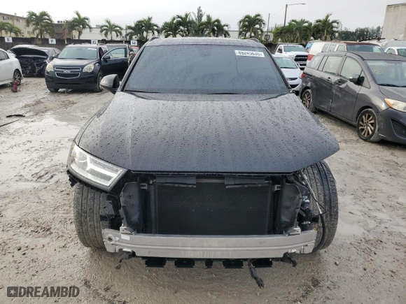 2019 Audi Q7 Premium with VIN WA1AHAF75KD018782, listed as a Copart auction lot 89245635 with 82588 miles and Salvage Title. Bid and sale history available at carsss.com. Image 5.