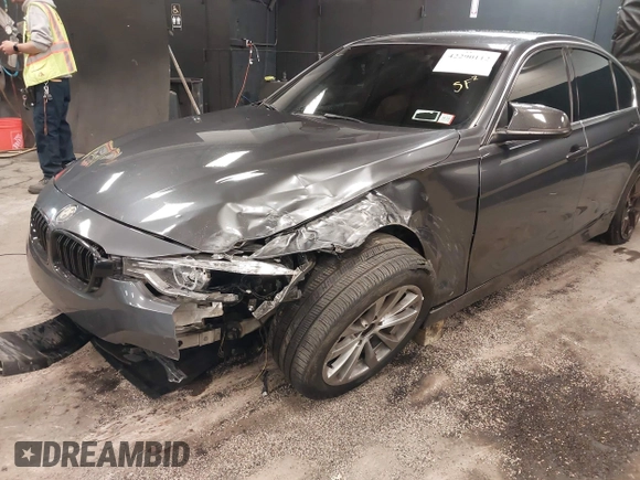 2017 BMW 3 Series 330i xDrive with VIN WBA8D9G31HNU62607, listed as a IAAI auction lot 42290112 with 76,427 mi miles and . Bid and sale history available at DreamBid. Image 6.