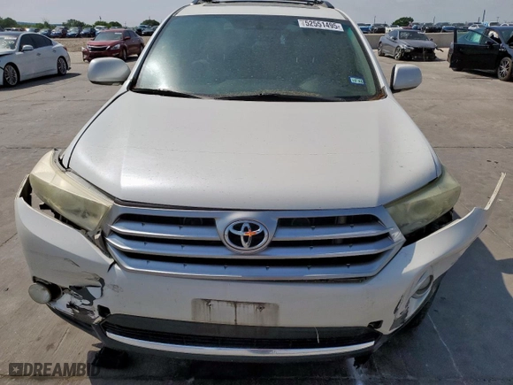 2013 Toyota Highlander Limited with VIN 5TDYK3EH2DS095659, listed as a Copart auction lot 52551495 with 127,073 mi miles and Salvage Title. Bid and sale history available at carsss.com. Image 5.