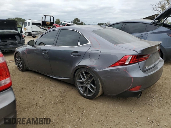 2015 Lexus IS 350 with VIN JTHBE1D22F5020630, listed as a Copart auction lot 54680495 with 152,571 mi miles and Salvage title. Bid and sale history available at DreamBid. Image 2.