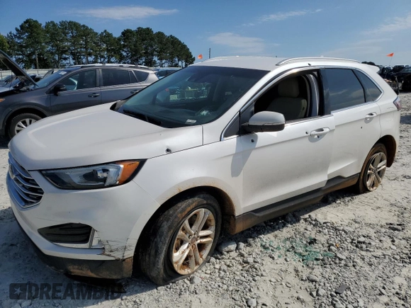 2019 Ford Edge SEL with VIN 2FMPK4J99KBC60200, listed as a Copart auction lot 58301455 with 119,040 mi miles and Salvage title. Bid and sale history available at DreamBid. Image 1.