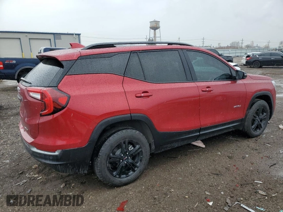 2024 GMC Terrain AT4 z VIN 3GKALYEG4RL219435, wystawiony jako Copart lot #54608085 z przebiegiem 59 572 mil mil oraz Szkoda całkowita • Salvage title. Historia ofert i sprzedaży dostępna na DreamBid. Obrazek 3.