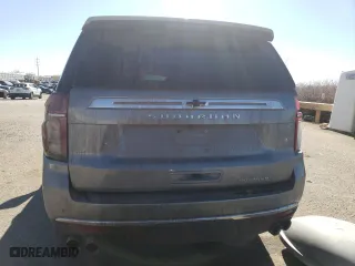 2022 Chevrolet Suburban Premier with VIN 1GNSKFKD6NR102953, listed as a Copart auction lot 43290145 with 75,274 mi miles and Salvage Title. Bid and sale history available at carsss.com. Image 6.