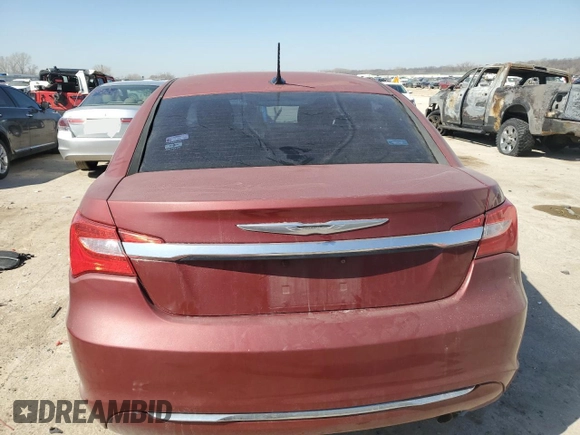 2012 Chrysler 200 LX with VIN 1C3CCBAB2CN117509, listed as a Copart auction lot 48689545 with 243,553 mi miles and Salvage Title. Bid and sale history available at carsss.com. Image 6.