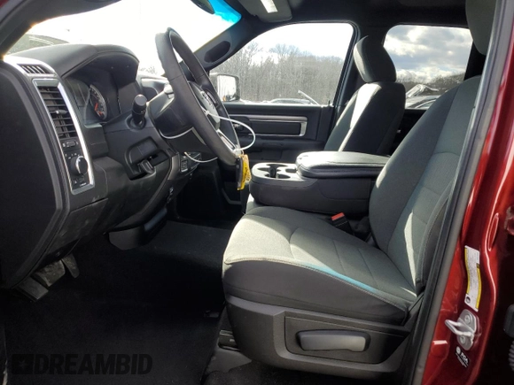 2021 Ram 1500 Classic Warlock with VIN 1C6RR7GGXMS510334, listed as a Copart auction lot 42339235 with 26,736 mi miles and Salvage Title. Bid and sale history available at carsss.com. Image 7.