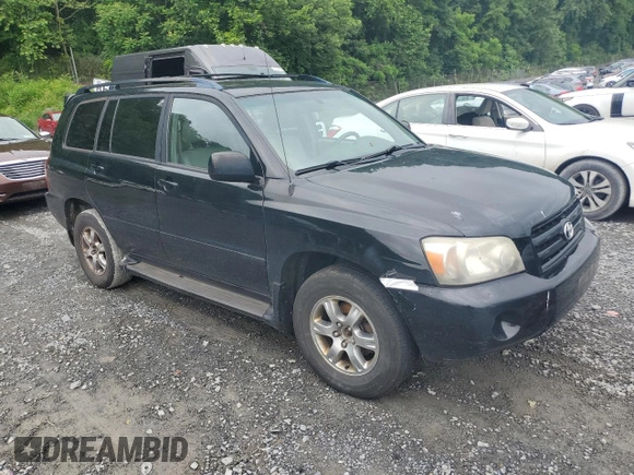 2005 Toyota Highlander z VIN JTEEP21A850090649, wystawiony jako Copart lot #61280015 z przebiegiem 220 506 mil mil oraz Czysty tytuł • Clean title. Historia ofert i sprzedaży dostępna na DreamBid. Obrazek 4.