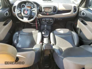 2015 FIAT 500L Lounge with VIN ZFBCFACH1FZ034734, listed as a Copart auction lot 76789884 with 43,415 mi miles and Salvage Title. Bid and sale history available at carsss.com. Image 8.