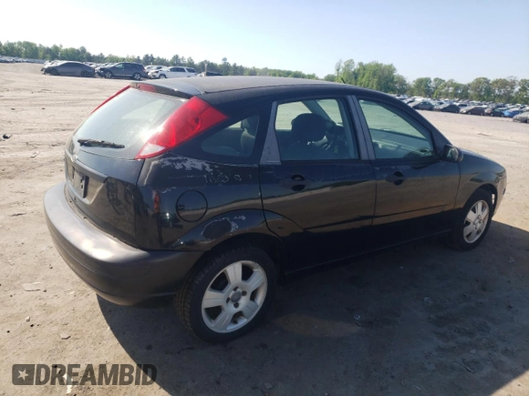 2007 Ford Focus S with VIN 1FAFP37N87W241746, listed as a Copart auction lot 78932144 with 206,746 mi miles and Salvage Title. Bid and sale history available at carsss.com. Image 3.
