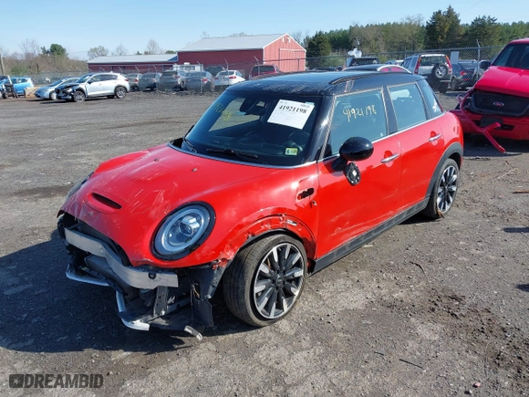 2019 MINI Hardtop 4 Door Cooper S with VIN WMWXU3C56K2H87877, listed as a IAAI auction lot 41921198 with 47,419 mi miles. Bid and sale history available at carsss.com. Image 18.
