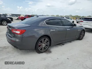 2018 Maserati Quattroporte S GranLusso with VIN ZAM56YPL6J1281490, listed as a Copart auction lot 60120163 with 59,327 mi miles. Bid and sale history available at carsss.com. Image 3.