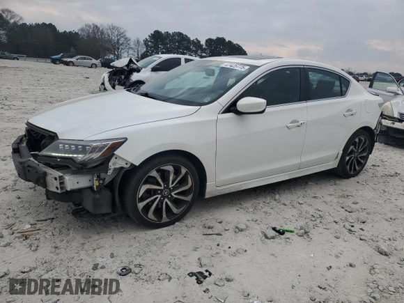 2016 Acura ILX w/Premium/A-SPEC Pkg with VIN 19UDE2F87GA000059, listed as a Copart auction lot 47425775 with 161,420 mi miles and Salvage Title. Bid and sale history available at carsss.com. Image 1.