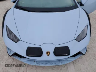 2024 Lamborghini Huracan z VIN ZHWUG7ZF0RLA28142, wystawiony jako Copart lot #77010504 z przebiegiem Nie podano mil oraz Szkody całkowita. Historia ofert i sprzedaży dostępna na DreamBid. Obrazek 11.