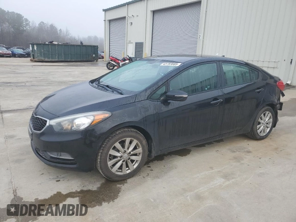2014 Kia Forte LX with VIN KNAFX4A66E5214322, listed as a Copart auction lot 43783885 with 249,045 mi miles and Salvage Title. Bid and sale history available at carsss.com. Image 1.