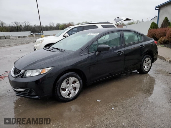 2015 Honda Civic LX with VIN 19XFB2F5XFE093774, listed as a Copart auction lot 51279845 with 81,230 mi miles and Salvage Title. Bid and sale history available at carsss.com. Image 1.