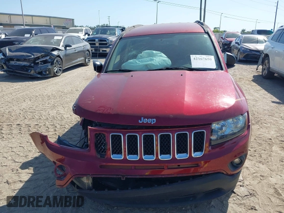 2017 Jeep Compass Sport SE с VIN 1C4NJCBA2HD166955, выставлен на аукционе IAAI как лот 42167650 с пробегом 72 813 миль миль и . История ставок и продаж доступна на DreamBid. Изображение 12.