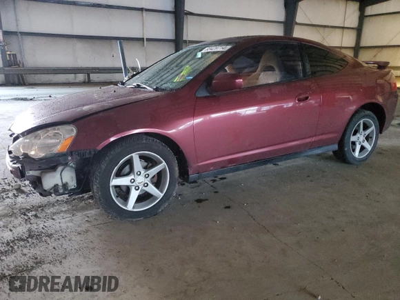 2003 Acura RSX with VIN JH4DC54823C010553, listed as a Copart auction lot 80429714 with 280,443 mi miles and Salvage Title. Bid and sale history available at carsss.com. Image 1.