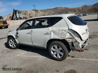 2006 Nissan Murano S with VIN JN8AZ08T56W428732, listed as a Copart auction lot 46136675 with 140,129 mi miles and Salvage Title. Bid and sale history available at carsss.com. Image 2.
