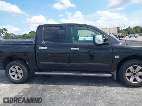 2004 Nissan Titan LE with VIN 1N6AA07B54N583681, listed as a IAAI auction lot 42549178 with 263,841 mi miles and . Bid and sale history available at DreamBid. Image 13.