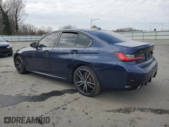 2023 BMW 3 Series 330i xDrive with VIN 3MW89FF08P8D56583, listed as a Copart auction lot 46220325 with 15,606 mi miles and Salvage Title. Bid and sale history available at carsss.com. Image 2.
