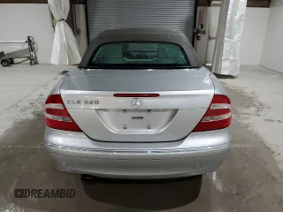 2004 Mercedes-Benz CLK 320 with VIN WDBTK65G74T031166, listed as a Copart auction lot 79882744 with 86,801 mi miles and Salvage Title. Bid and sale history available at DreamBid. Image 6.