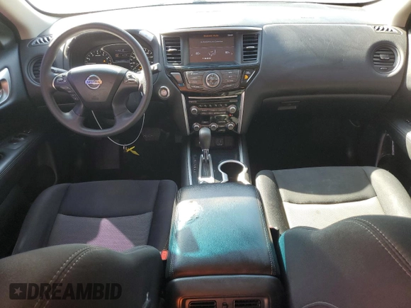 2018 Nissan Pathfinder S with VIN 5N1DR2MM2JC635328, listed as a Copart auction lot 48247665 with 91,720 mi miles and Salvage Title. Bid and sale history available at DreamBid. Image 8.