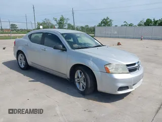 2012 Dodge Avenger SE with VIN 1C3CDZAB5CN259262, listed as a IAAI auction lot 42076157 with 146,310 mi miles. Bid and sale history available at carsss.com. Image 1.