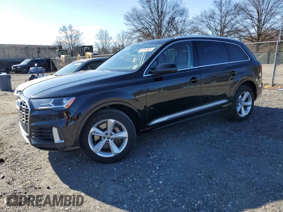 2020 Audi Q7 Premium with VIN WA1AXAF73LD003895, listed as a Copart auction lot 82873634 with 86,288 mi miles and Clean Title. Bid and sale history available at carsss.com. Image 1.