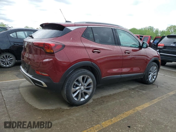 2023 Buick Encore GX Essence with VIN KL4MMGSL9PB135895, listed as a Copart auction lot 53905955 with 10,801 mi miles and Salvage title. Bid and sale history available at DreamBid. Image 3.