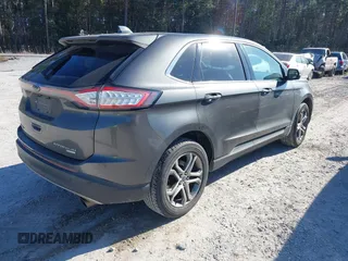 2015 Ford Edge Titanium z VIN 2FMTK3K90FBB13499, wystawiony jako IAAI lot #41492084 z przebiegiem 256 649 mil mil oraz . Historia ofert i sprzedaży dostępna na DreamBid. Obrazek 4.