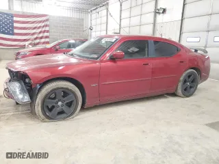 2010 Dodge Charger R/T with VIN 2B3CA5CTXAH143842, listed as a Copart auction lot 46242665 with 155,617 mi miles and Salvage Title. Bid and sale history available at carsss.com. Image 1.
